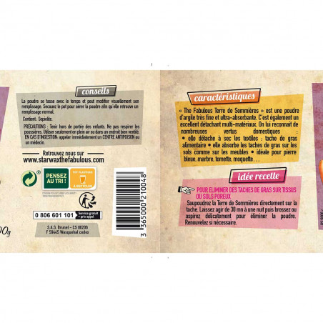 Pack de 2 - Starwax Fabulous - Terre De Sommieres 200Gr Fabulous