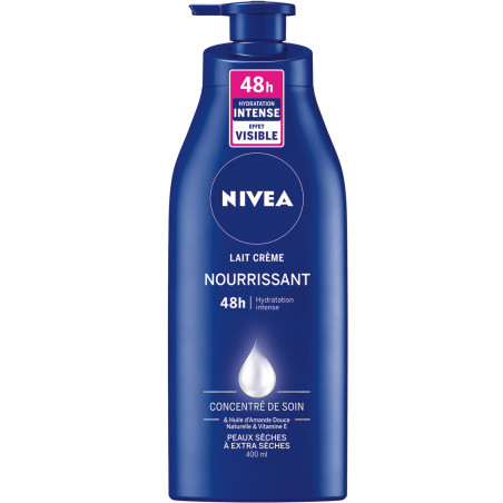 Lait corps nourrissant 48H NIVEA Huile d'Amande Douce 400ml