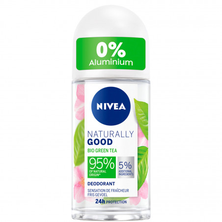 Déodorant Bille Femme NIVEA  Green Tea Bio Naturally Good 50ml