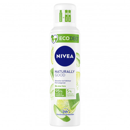 Déodorant ECODEO Femme NIVEA Aloe Vera BIO Naturally Good 125ml