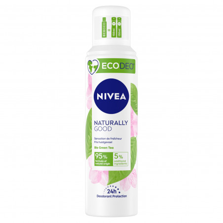 Déodorant ECODEO Femme NIVEA Green Tea BIO Naturally Good 125ml