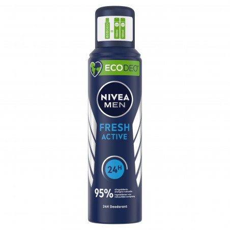 Déodorant ECODEO Homme NIVEA MEN Fresh Active 125ml