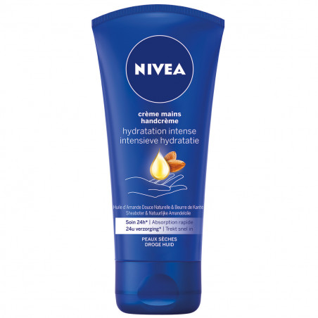 Crème mains Hydratation Intense NIVEA Huile d'Amande Douce et Beurre de Karité 75ml