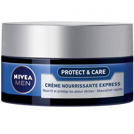 Crème nourrissante express homme NIVEA MEN aloe vera Protect & Care 50ml