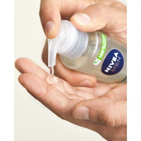 Gel nettoyant visage & barbe homme NIVEA MEN peaux sensibles de 10 ingrédients seulement Sensitive Pro Menmalist 200ml