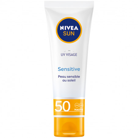 Protection solaire crème visage NIVEA FPS 50 Sensitive 50ml