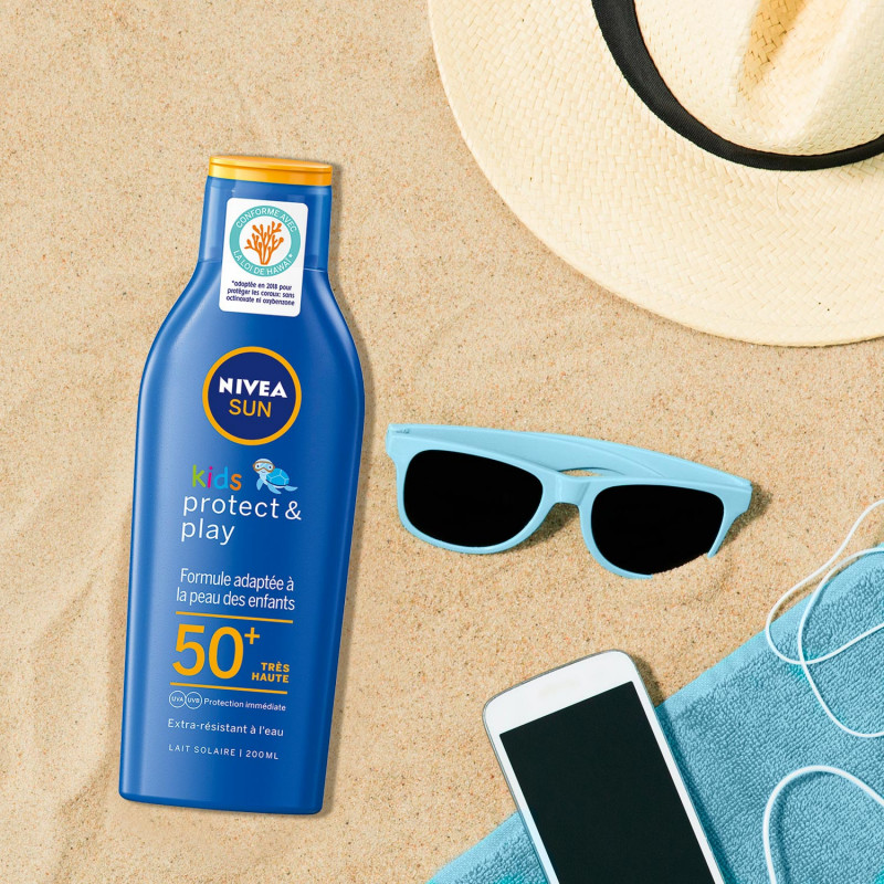 Protection solaire enfants lait NIVEA SUN FPS 50+ PROTECT & HYDRATE 200ml