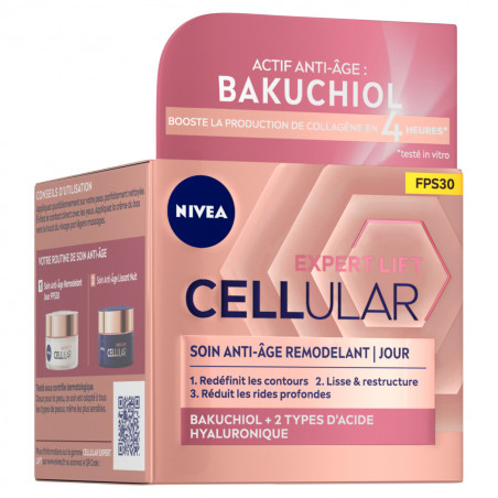 Crème visage anti-rides NIVEA Elasticité Acide Hyaluronique FPS30 Hyaluron Cellular Filler 50ml