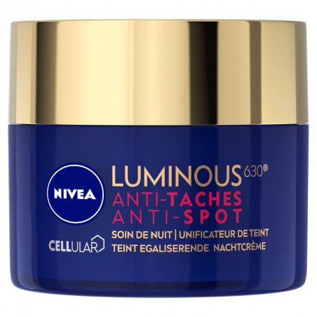 Soin de nuit unificateur de teint Visage Cou Décolleté NIVEA Anti-Taches CELLULAR LUMINOUS630 50ml