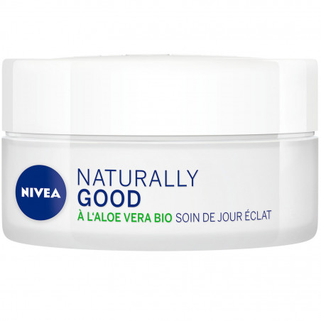 Crème visage hydratante NIVEA Aloe vera BIO Peaux normales Naturally Good 50ml