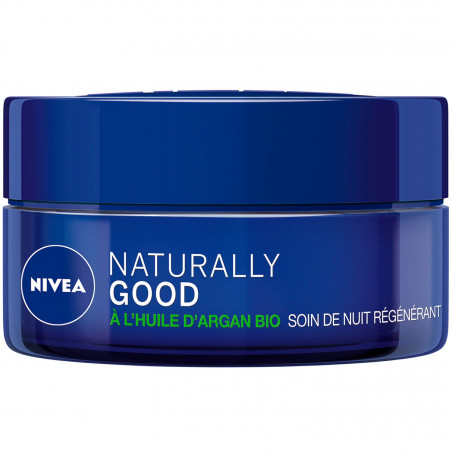 Crème visage nuit NIVEA Régénérante Huile d'Argan BIO Naturally Good 50ml