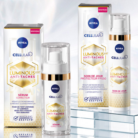 Soin Jour Protecteur NIVEA FPS50 Anti-taches CELLULAR LUMINOUS630 40 ml