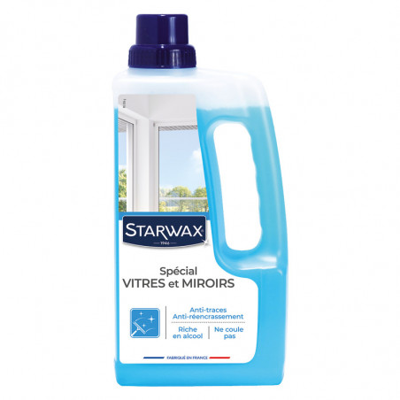 Starwax - Special Vitres Anti-Traces A L'Alcool 1L