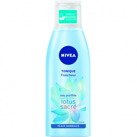 Lotion tonique NIVEA Fraîcheur Lotus sacré Peaux normales 200 ml