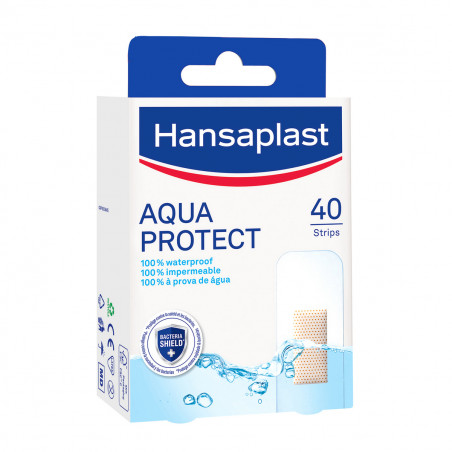 Pack de 3 - Hansaplast Pansements Aqua Protect x40 - 1 taille Pack de 3 - Hansaplast Pansements Aqua Protect x40 - 1 taille