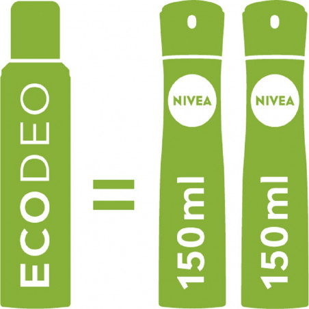 Pack de 4 - Déodorant ECODEO Femme NIVEA Aloe Vera BIO Naturally Good 125ml