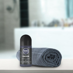 Pack de 4 - Déodorant Bille Homme NIVEA MEN Anti-transpirant Deep Darwood 50ml