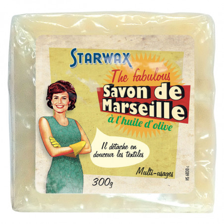 Starwax Fabulous - Savon De Marseille A L' Huile D' Olive Cube 300Gr Fabulous