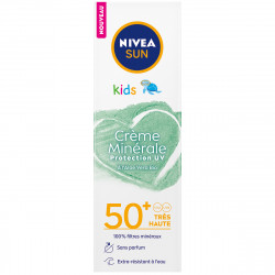 Pack de 2 - Crème Solaire Minérale Enfants NIVEA Aloe Vera BIO FPS 50+ Protection Minérale 50ml 2