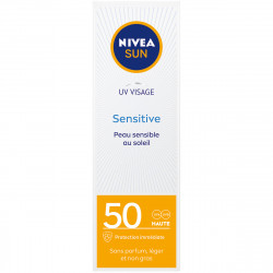 Pack de 2 - Protection solaire crème visage NIVEA FPS 50 Sensitive 50ml