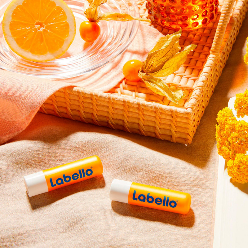 Pack de 2 - Stick soin des lèvres hydratant LABELLO Huiles naturelles Protection Solaire 5,5ml