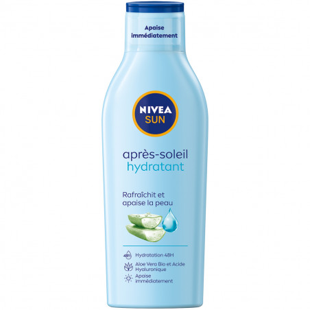 Pack de 2 - Lait Après-Soleil Hydratant NIVEA SUN à l'Aloe Vera Bio 200ml Pack de 2 - Lait Après-Soleil Hydratant NIVEA SUN à l'Aloe Vera Bio 200ml