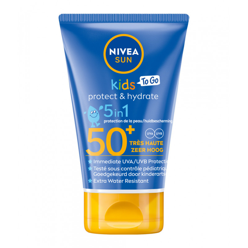 Pack de 2 - Protection Solaire Lait NIVEA SUN FPS 50+ Protect & Hydrate Enfants 50ml