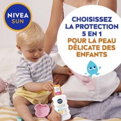 Pack de 2 - Protection Solaire Pistolet Babies & Kids Peaux Sensibles FPS 50+ NIVEA SUN 270 ml 
