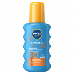 Pack de 2 - Protection solaire spray NIVEA FPS 30 Protect & Bronze 200ml