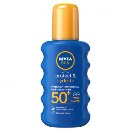 Pack de 2 - Protection solaire spray NIVEA FPS 50 Protect & Hydrate 200ml Pack de 2 - Protection solaire spray NIVEA FPS 50 Protect & Hydrate 200ml