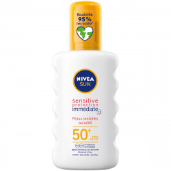 Pack de 2 - Protection solaire spray NIVEA FPS 50+ Protect&Sensitive 200ml