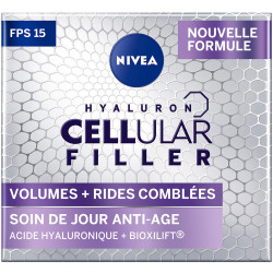 Pack de 2 - Crème visage anti-âge NIVEA Volumes & Contours FPS15 Hyaluron Cellular Filler 50ml 2