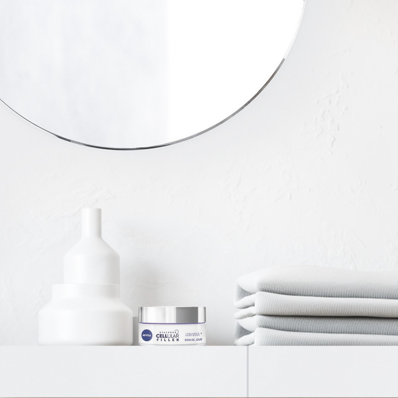 Pack de 2 - Crème visage anti-âge NIVEA Volumes & Contours FPS15 Hyaluron Cellular Filler 50ml