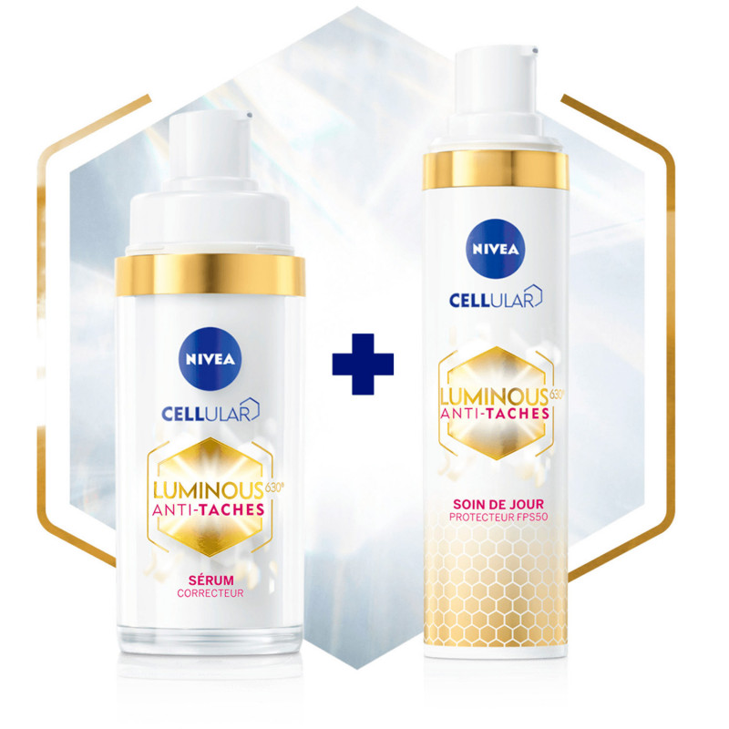 Pack de 2 - Sérum Correcteur NIVEA Anti-taches CELLULAR LUMINOUS630 30 ml