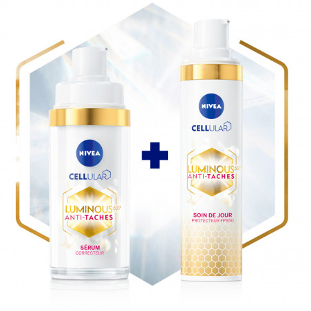 Pack de 2 - Sérum Correcteur NIVEA Anti-taches CELLULAR LUMINOUS630 30 ml