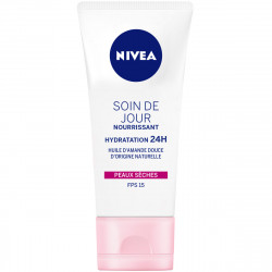 Pack de 2 - Crème visage nourrissante NIVEA Hydratation 24h Huile d'Amande Douce Peaux sèches Essentials 50ml