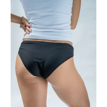 Culotte menstruelle T38 convenant aussi aux fuites légères - noire