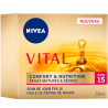 Pack de 2 - Crème visage anti-âge NIVEA Peaux matures et sèches FPS15 Vital 50ml