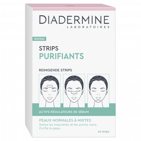 Diadermine - Strips  Purifiants - 6 Pièces