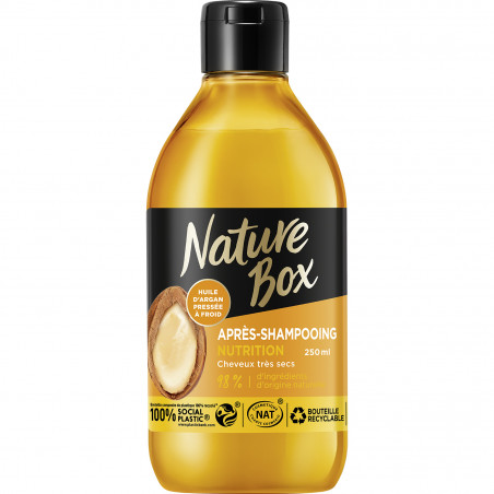 Nature Box  - Après-Shampooing Nutrition Argan -  250 Ml