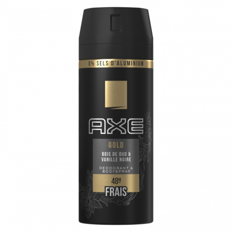 Pack de 6 Axe Déodorant Homme Spray Gold 150ml