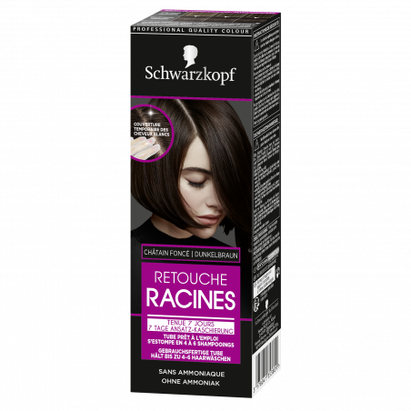 Retouche Racines 7 Jours - Coloration Temporaire - Chatain Fonce