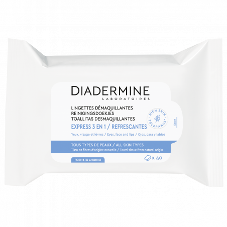 Diadermine - Lingettes Démaquillantes Express 3 En 1 Maxi Pack