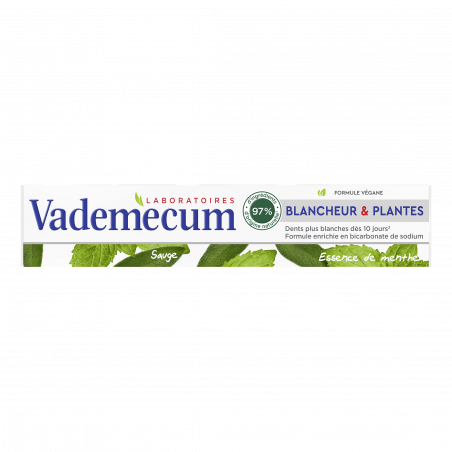 Vademecum - Dentifrice - Blancheur & Plantes - 75 Ml