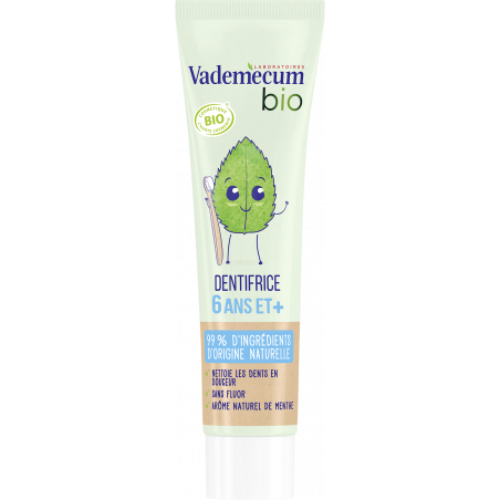 Vademecum - Dentifrice Bio - Kids Menthe 6 Ans Et +  - 50 Ml