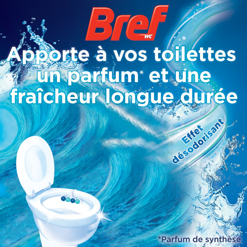 Lot de 10 - BREF WC - Color Activ+ Marine Duo-Pack