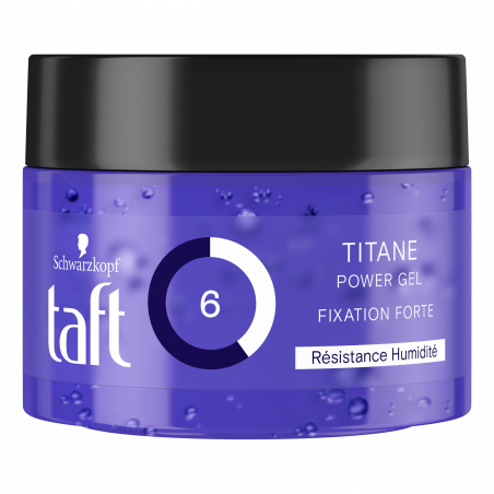 Pack de 2 - Taft - Power Gel Pot Titane - 250 Ml