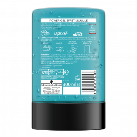 Pack de 2 - Taft - Power Gel Tube Effet Mouillé - 300 Ml Pack de 2 - Taft - Power Gel Tube Effet Mouillé - 300 Ml