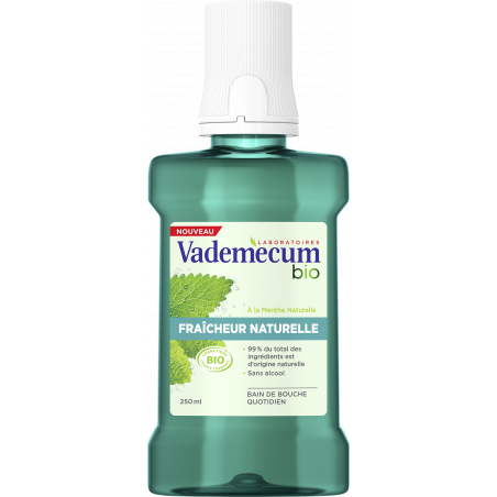 Pack de 3 - Vademecum - Bain De Bouche - Bio Fraîcheur Naturelle - 250 Ml