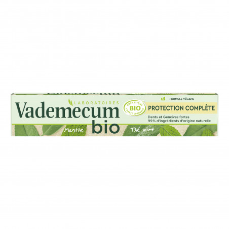 Pack de 6 - Vademecum - Dentifrice Bio - Protection Complète - 75 Ml Pack de 6 - Vademecum - Dentifrice Bio - Protection Complète - 75 Ml